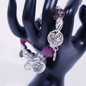 Premier Designs Jewelry - Passionista Purple and Silver Bracelet Premier Designs Jewelry - Passionista Purple and Silver Bracelet